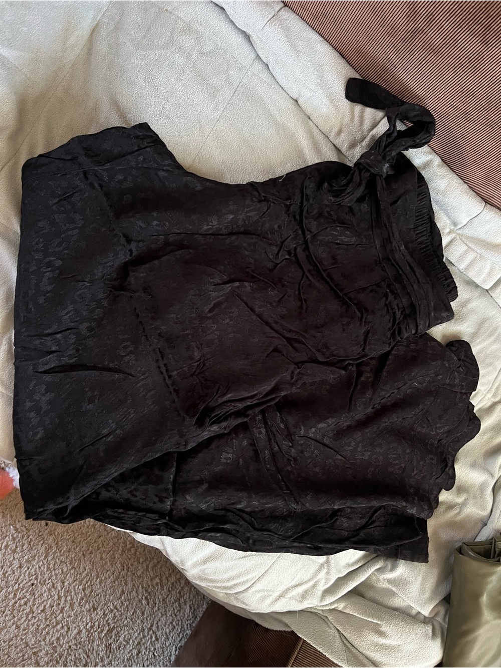 Nine West Black Wide-Leg Pants